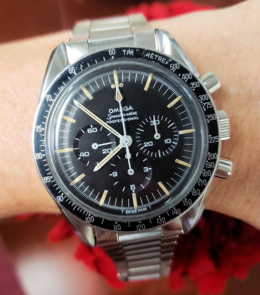 40m Omega Speedmaster Professional 1967 Moon Apollo Chronograph 145.012-67 Watch