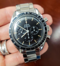 Load image into Gallery viewer, 40m Omega Speedmaster Professional 1967 Moon Apollo Chronograph 145.012-67 Watch
