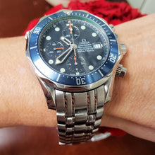 Load image into Gallery viewer, 41mm Omega Seamaster Professional Chronometer Blue Dial Stainless Steel Watch
