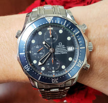 Load image into Gallery viewer, 41mm Omega Seamaster Professional Chronometer Blue Dial Stainless Steel Watch
