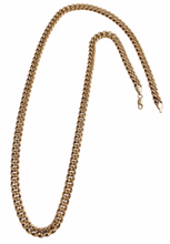 Load image into Gallery viewer, Mens 10K Yellow Gold 7.5mm Hollow Cuban Link Necklace Chain 27&quot;
