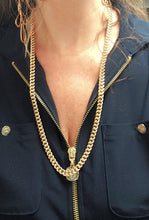 Load image into Gallery viewer, Mens 10K Yellow Gold 7.5mm Hollow Cuban Link Necklace Chain 27&quot;
