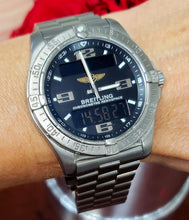 Load image into Gallery viewer, 42mm Breitling Chronometre Aerospace Digital Titanium Chronograph Watch E79362
