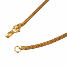 Load image into Gallery viewer, 23k Yellow Gold 3mm Mesh Chain Necklace 20&quot;
