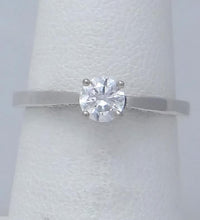 Load image into Gallery viewer, Tacori 18k White Gold 1/2ct Cubic Zirconia Semi Mount Engagement Ring
