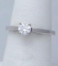 Load image into Gallery viewer, Tacori 18k White Gold 1/2ct Cubic Zirconia Semi Mount Engagement Ring
