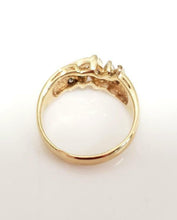 Load image into Gallery viewer, 1.00ct DIAMOND 5 STONE MARQUISE ANNIVERSARY RING in 14K YELLOW GOLD
